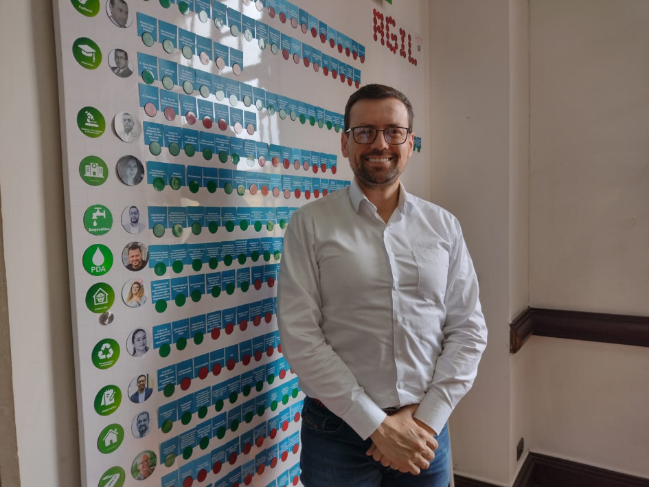 El gobernador de Caldas, Luis Carlos Velásquez Cardona.