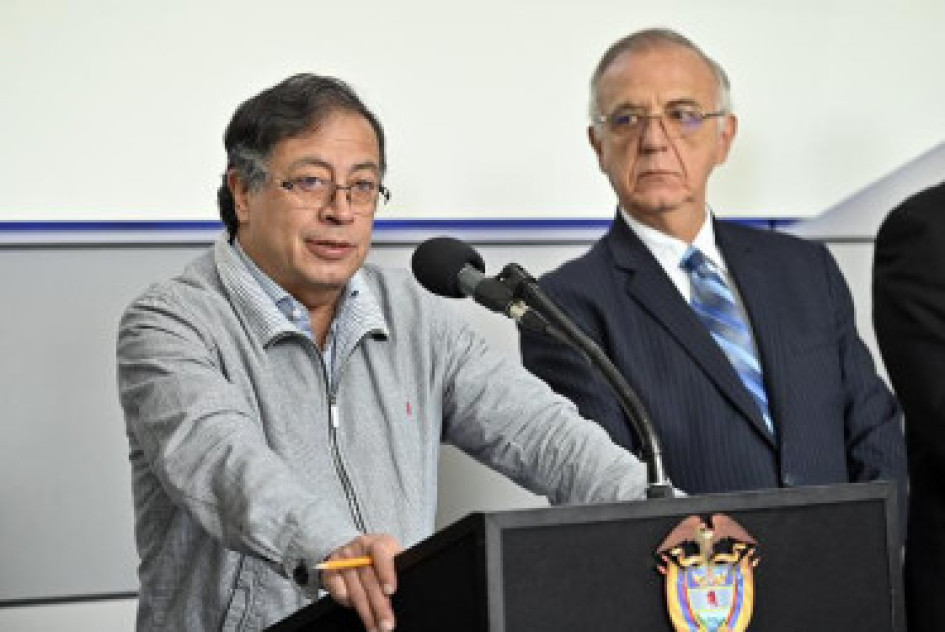 Gustavo Petro en compañía de Iván Velásquez Gustavo Petro en compañía de Iván Velásquez