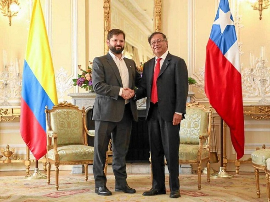FOTO / Presidencia de Colombia / LA PATRIA Gabriel Boric y Gustavo Petro. FOTO / Presidencia de Colombia / LA PATRIA Gabriel Boric y Gustavo Petro.