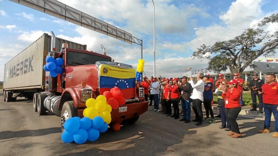 Foto | Tomada de fronteraplus.lanacionweb | LA PATRIA Cruce de un vehículo de carga pesada por el puente binacional Atanasio Girardot. Foto | Tomada de fronteraplus.lanacionweb | LA PATRIA Cruce de un vehículo de carga pesada por el puente binacional Atanasio Girardot.