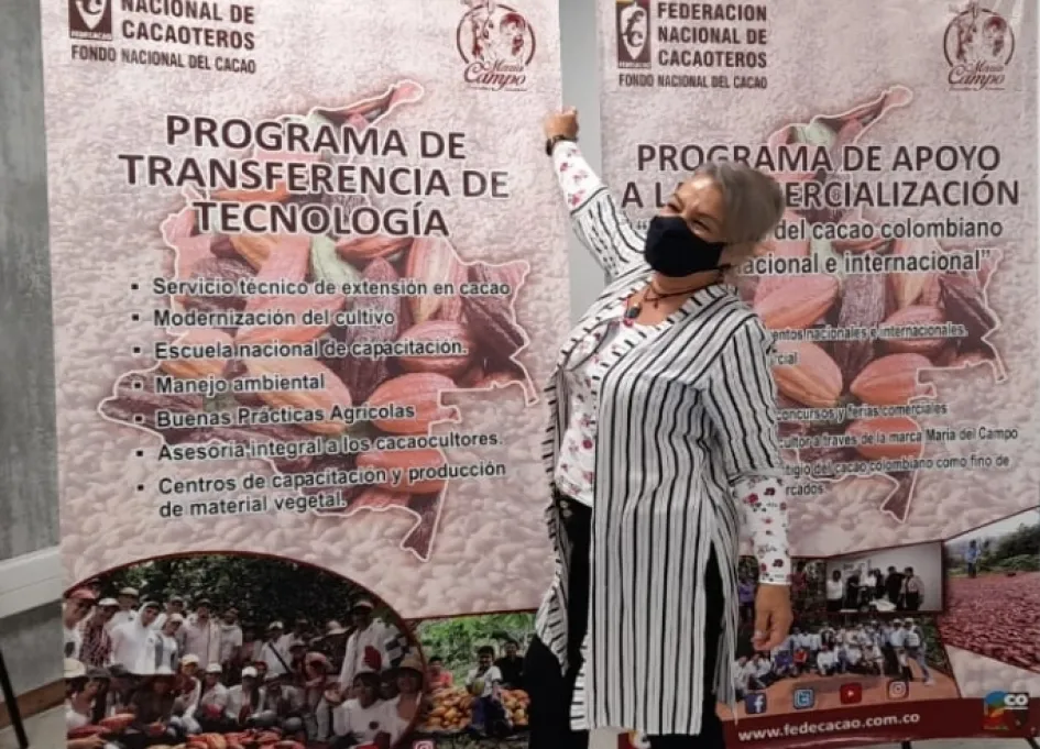 María Elsy Marín es el alma de los artesanos del cacao en Anserma. María Elsy Marín es el alma de los artesanos del cacao en Anserma.