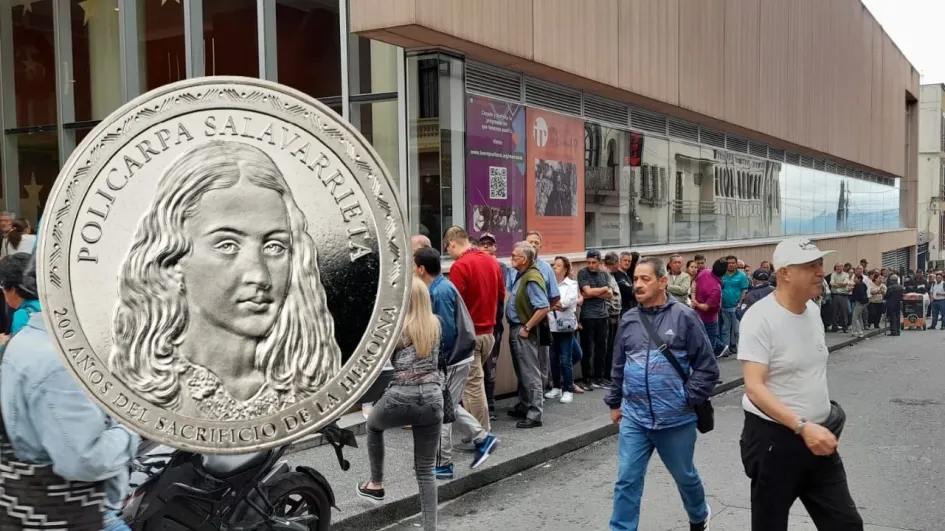 Furor y largas filas en Colombia por la Moneda conmemorativa de La Pola Furor y largas filas en Colombia por la Moneda conmemorativa de La Pola