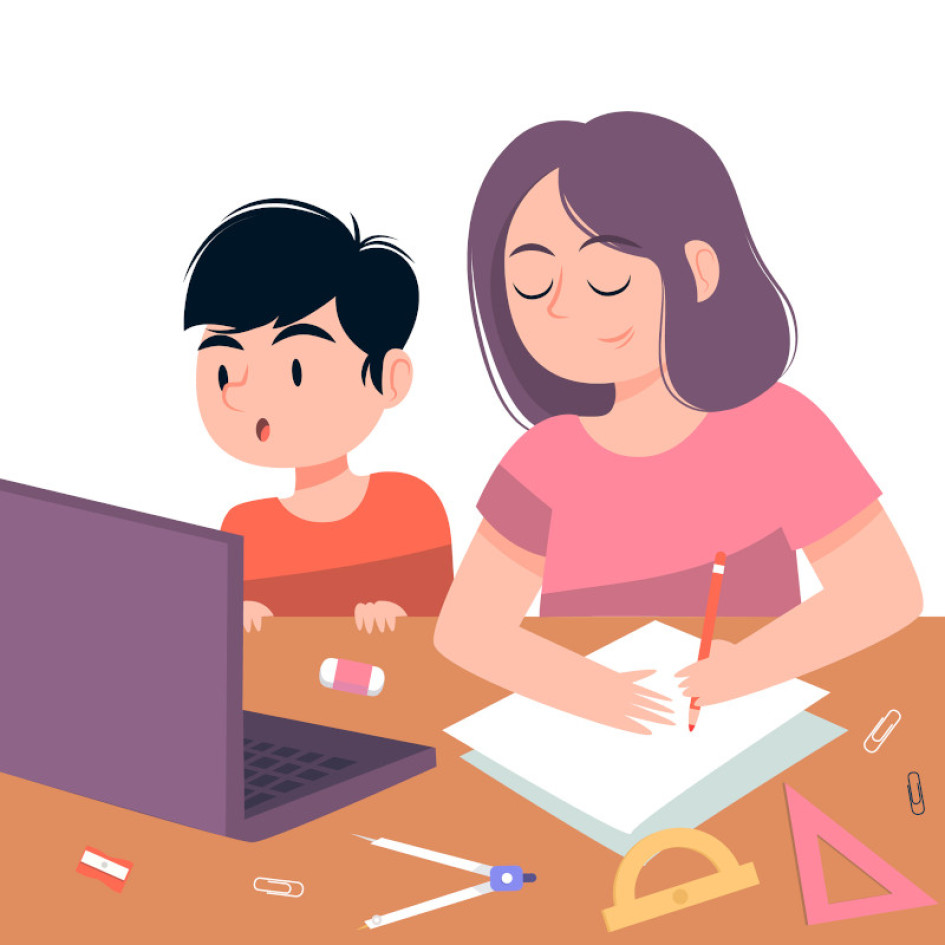 En la educación de los niños Padres y cuidadores