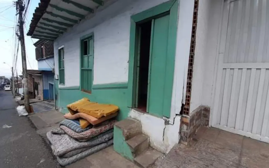 En esta vivienda encontraron a los consumidores. En esta vivienda encontraron a los consumidores.