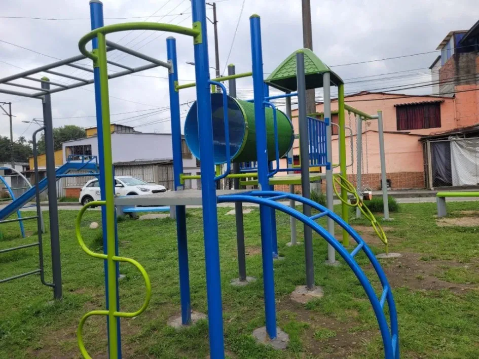 Este es el aspecto del parque de Lusitania. Este es el aspecto del parque de Lusitania.