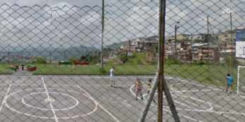 La cancha. La cancha.