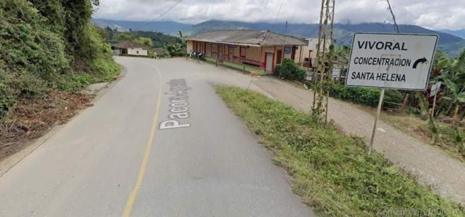 Viboral, sector del atentado. Viboral, sector del atentado.
