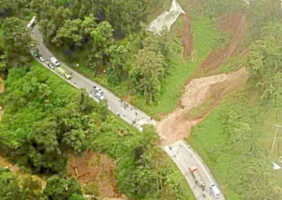 Se obstaculizó la movilidad completamente en horas de la mañana.