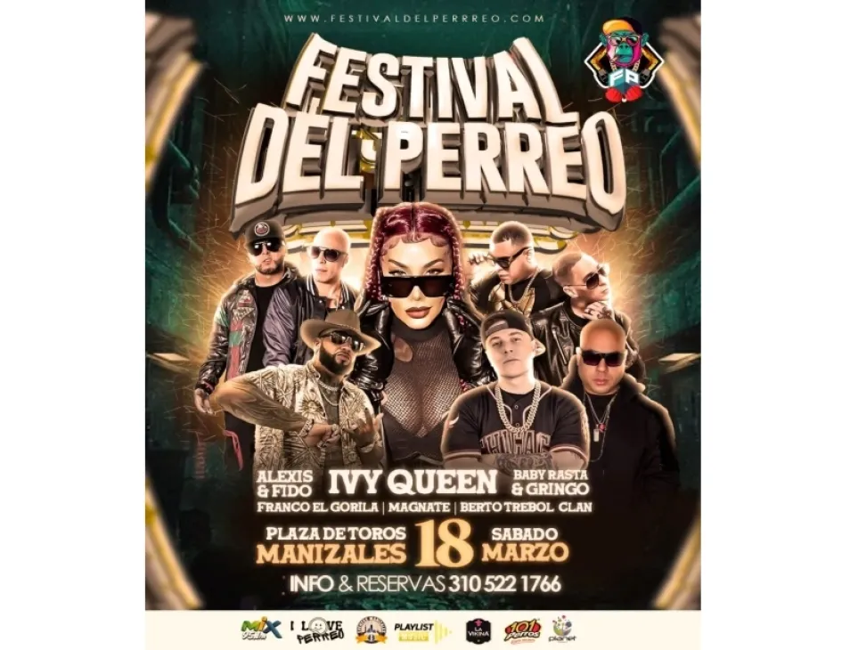 Esta es la publicidad con la que se promocionaba el Festival del Perreo. 