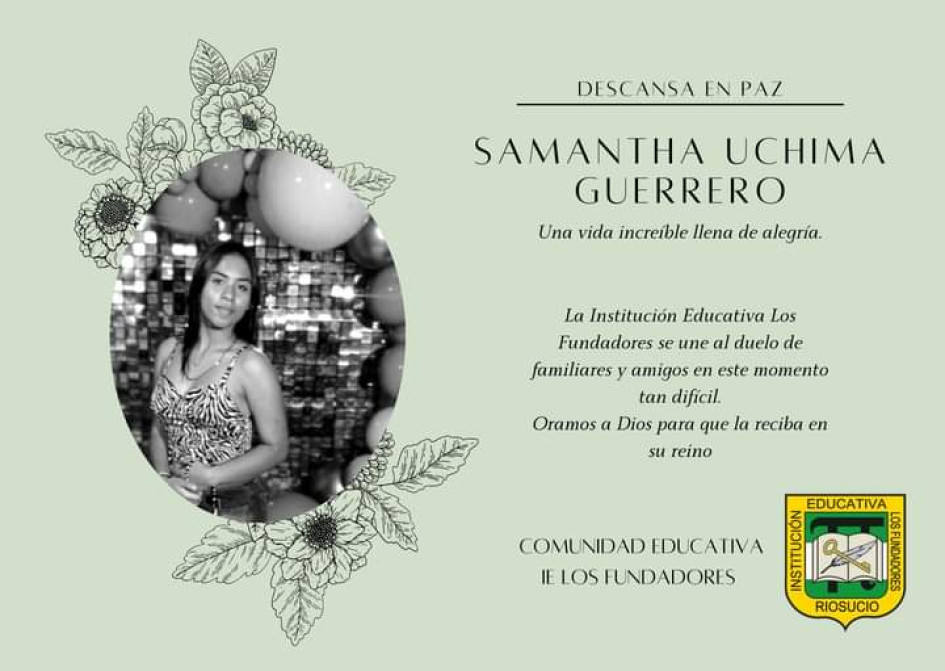 La menor fallecida era alumna del colegio Los Fundadores. La menor fallecida era alumna del colegio Los Fundadores.
