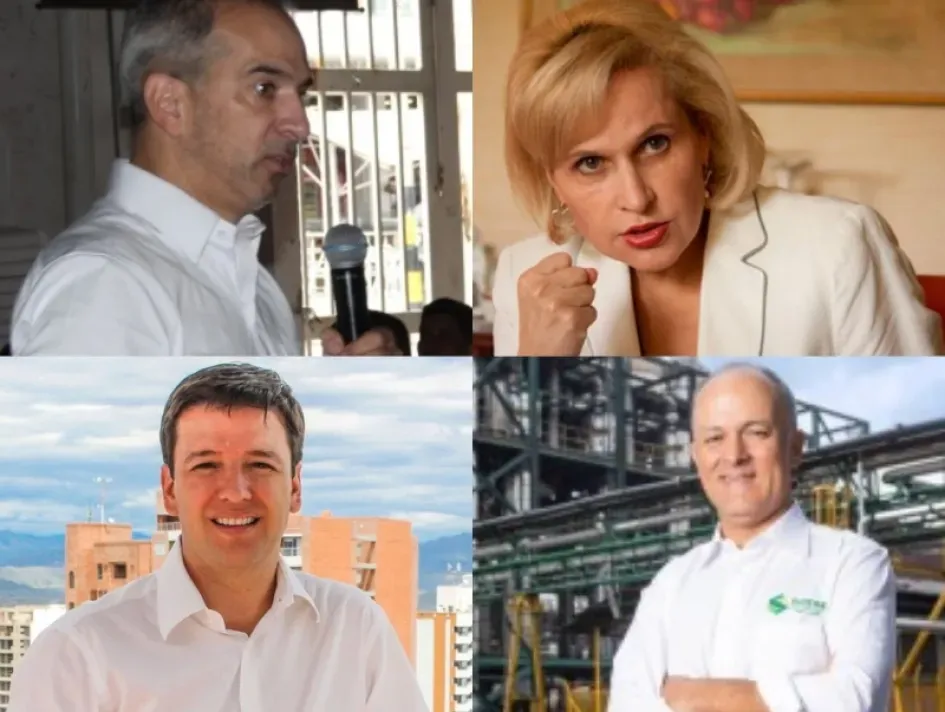 Carlos Felipe Robayo, Sandra Morelly Rico, Germán Alberto Bahamón Jaramillo y Mauricio Velásquez García. Carlos Felipe Robayo, Sandra Morelly Rico, Germán Alberto Bahamón Jaramillo y Mauricio Velásquez García.