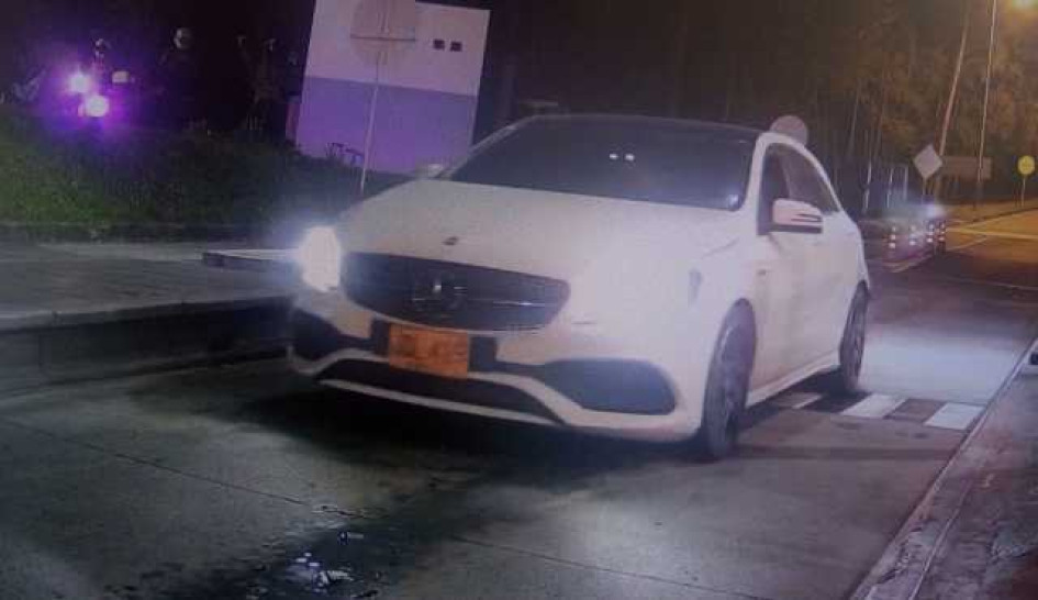 El supuesto carro bomba.