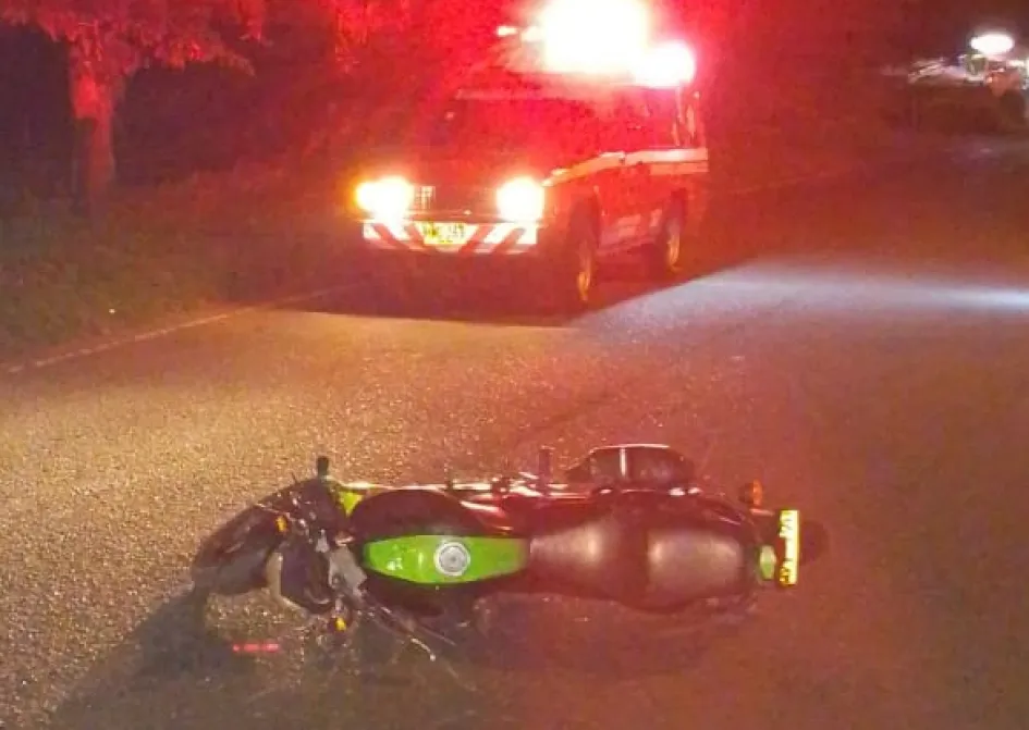 En este accidente perdió la vida un motociclista en Ansema. En este accidente perdió la vida un motociclista en Ansema.