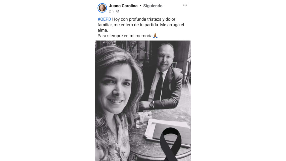 El abogado fallecido era pariente cercano de Juana Carolina Londoño, representante a la Cámara por Caldas. El abogado fallecido era pariente cercano de Juana Carolina Londoño, representante a la Cámara por Caldas.