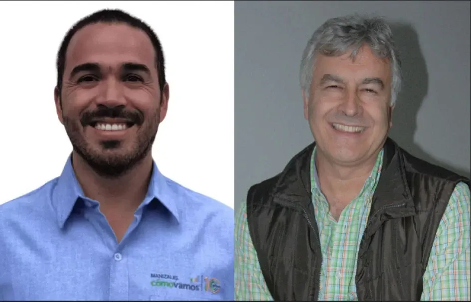 Daniel Hurtado Cano y Antonio María Flórez Rodríguez. Nominados al Caldense del Año 2022