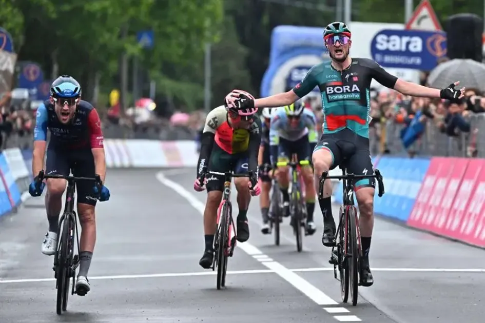 El alemán Nico Denz (Bora Hansgrohe) El alemán Nico Denz (Bora Hansgrohe)