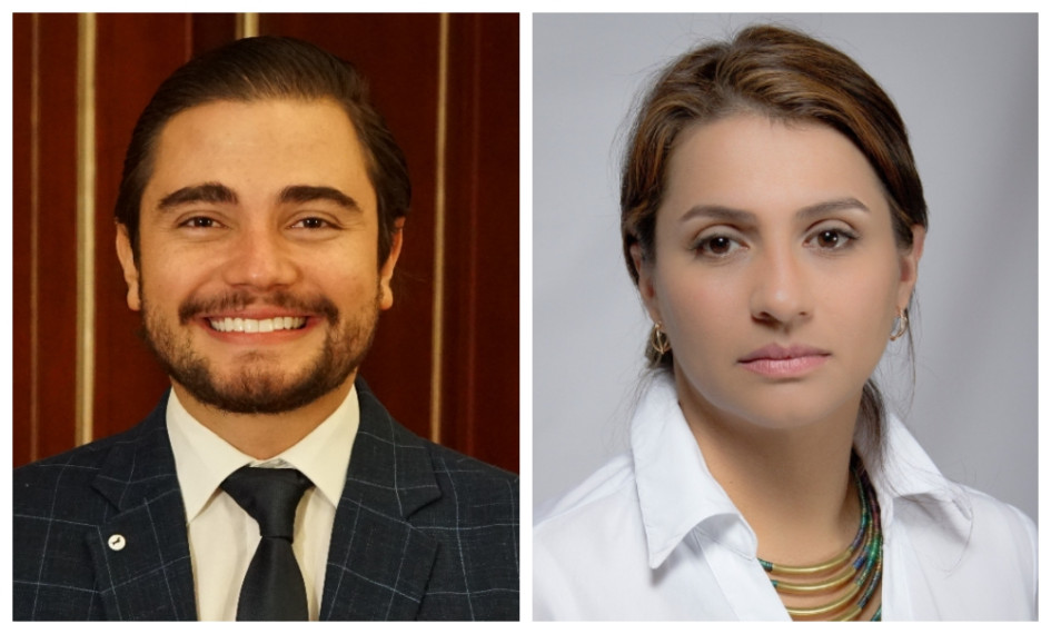 El representante caldense Santiago Osorio Marín y la senadora Paola Holguín Moreno. El representante caldense Santiago Osorio Marín y la senadora Paola Holguín Moreno.