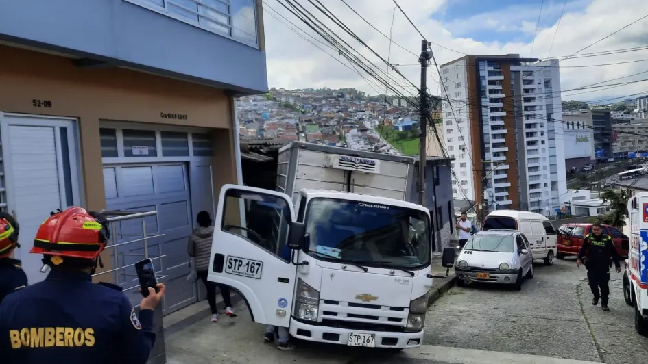 El sitio del accidente en el barrio La Asunción. El sitio del accidente en el barrio La Asunción.
