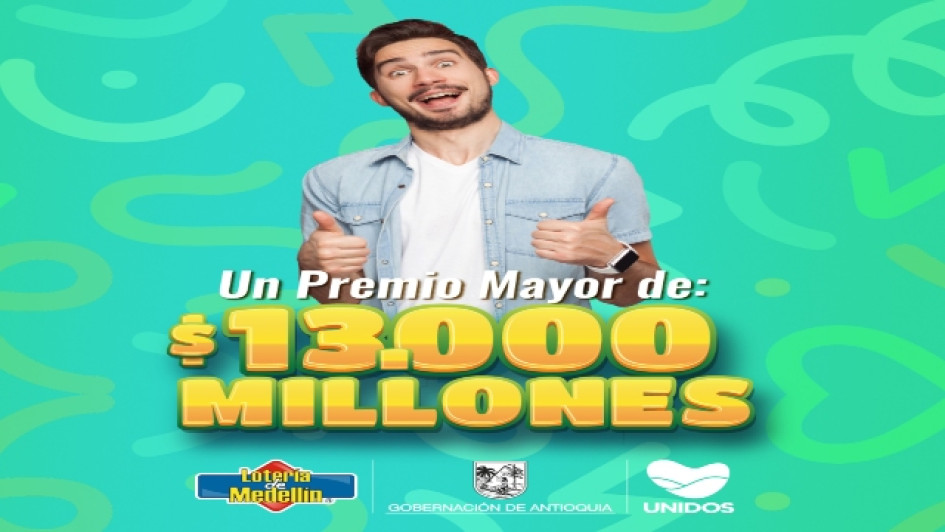 Lotería-de-Medellín-hoy-resultados-del-viernes-16-de-junio-de-2023 Foto promocionando el sorteo 4683 de la Lotería de Medellín
