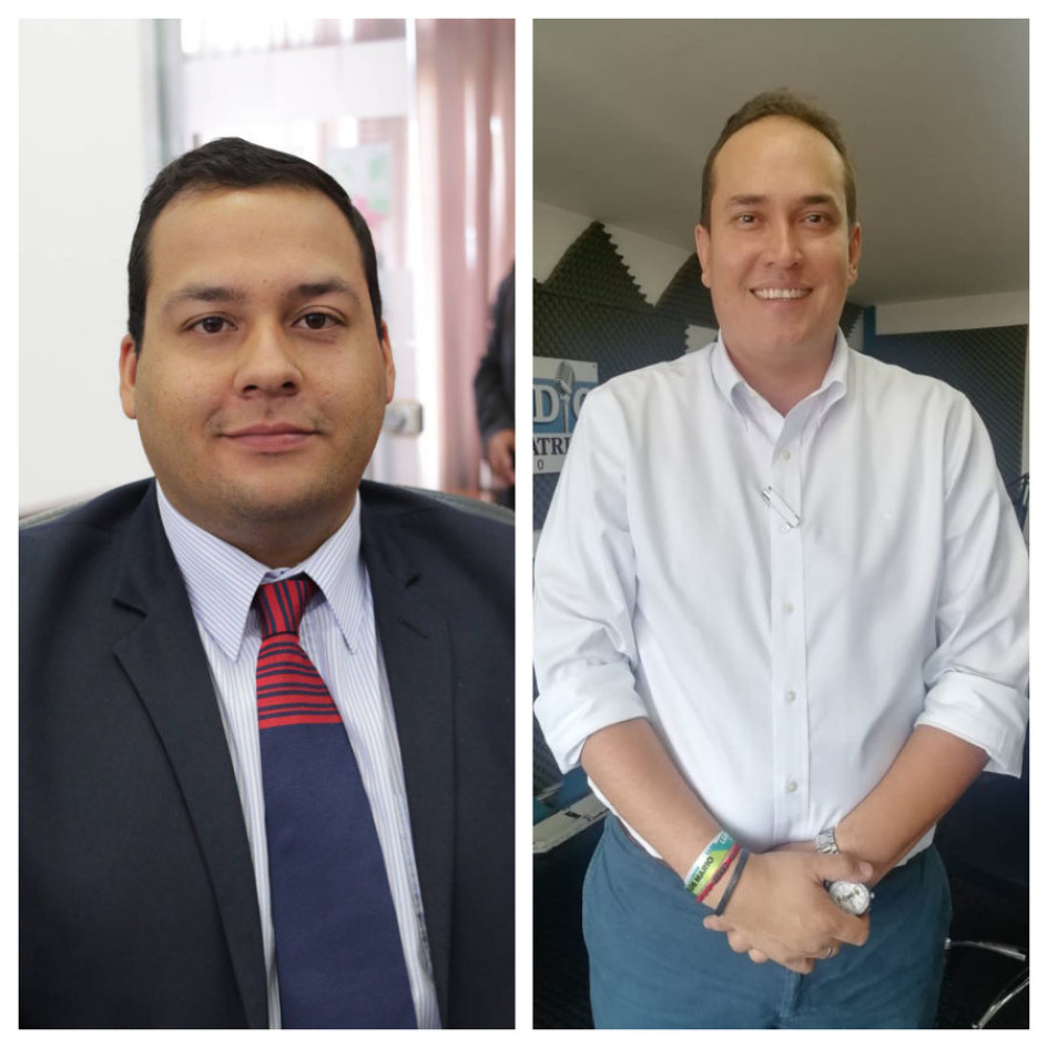 Simón Ramírez, presidente del Concejo de Manizales, y Andrés Fernando Chaparro, diputado de la Asamblea de Caldas. Simón Ramírez, presidente del Concejo de Manizales, y Andrés Fernando Chaparro, diputado de la Asamblea de Caldas.