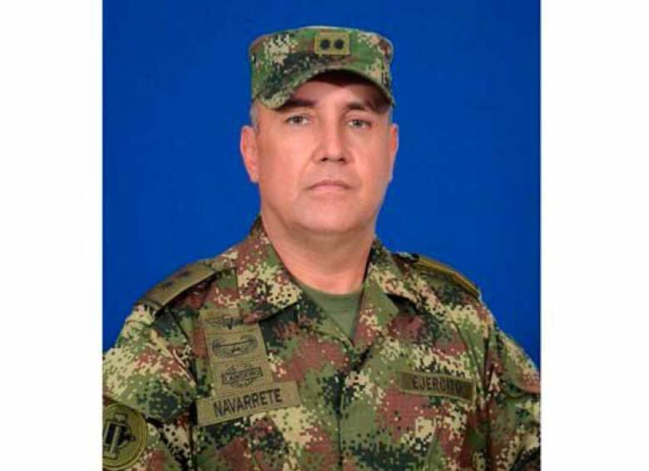 Mayor general Jorge Enrique Navarrete, ex segundo comandante de la Octava Brigada del Ejército Nacional. Mayor general Jorge Enrique Navarrete, ex segundo comandante de la Octava Brigada del Ejército Nacional.