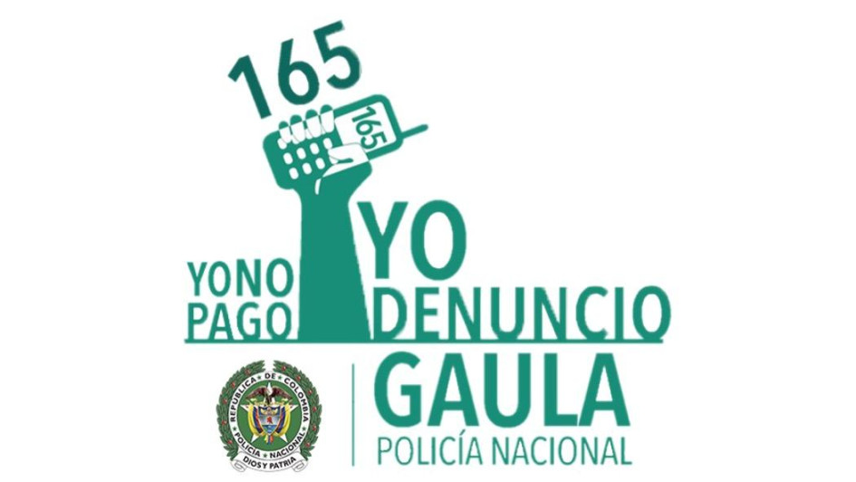 Si usted es víctima de extorsión, puede llamar a la línea nacional gratuita 165 del Gaula de la Policía para denunciar el caso.