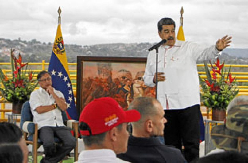 Foto | EFE | LA PATRIA La afinidad ideológica entre Gustavo Petro y Nicolás Maduro agilizó la recomposición de las relaciones diplomáticas. Foto | EFE | LA PATRIA La afinidad ideológica entre Gustavo Petro y Nicolás Maduro agilizó la recomposición de las relaciones diplomáticas.