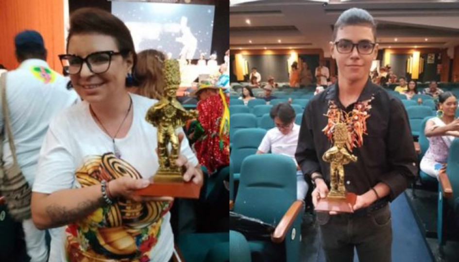 Adriana Marcela Gómez Montes y Juan José Cárdenas Gómez, ganadores del Congo de Oro 2023. Adriana Marcela Gómez Montes y Juan José Cárdenas Gómez, ganadores del Congo de Oro 2023.