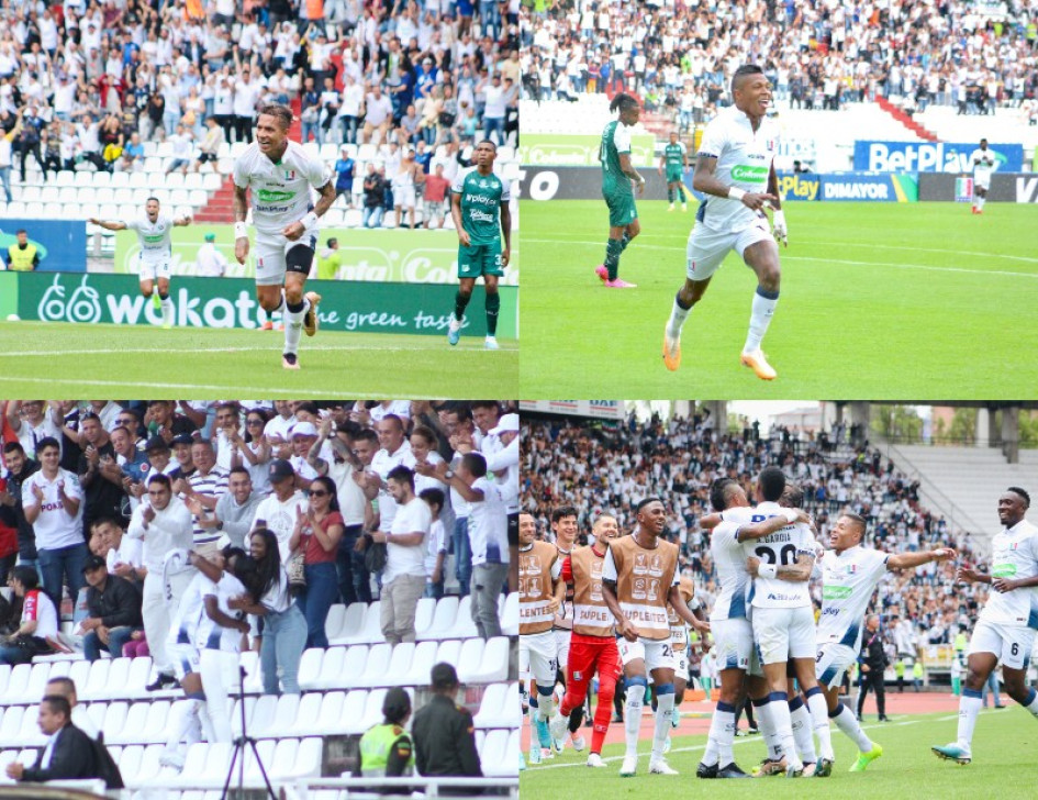El Once Caldas no ganaba por una diferencia de cuatro goles desde el 2019, cuando también ante el Deportivo Cali repitió marcador: 4-0. El Once Caldas no ganaba por una diferencia de cuatro goles desde el 2019, cuando también ante el Deportivo Cali repitió marcador: 4-0.