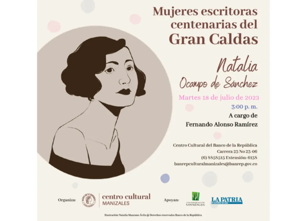 Conferencia de Natalia Ocampo de Sánchez a cargo de Fernando- Alonso Ramírez.