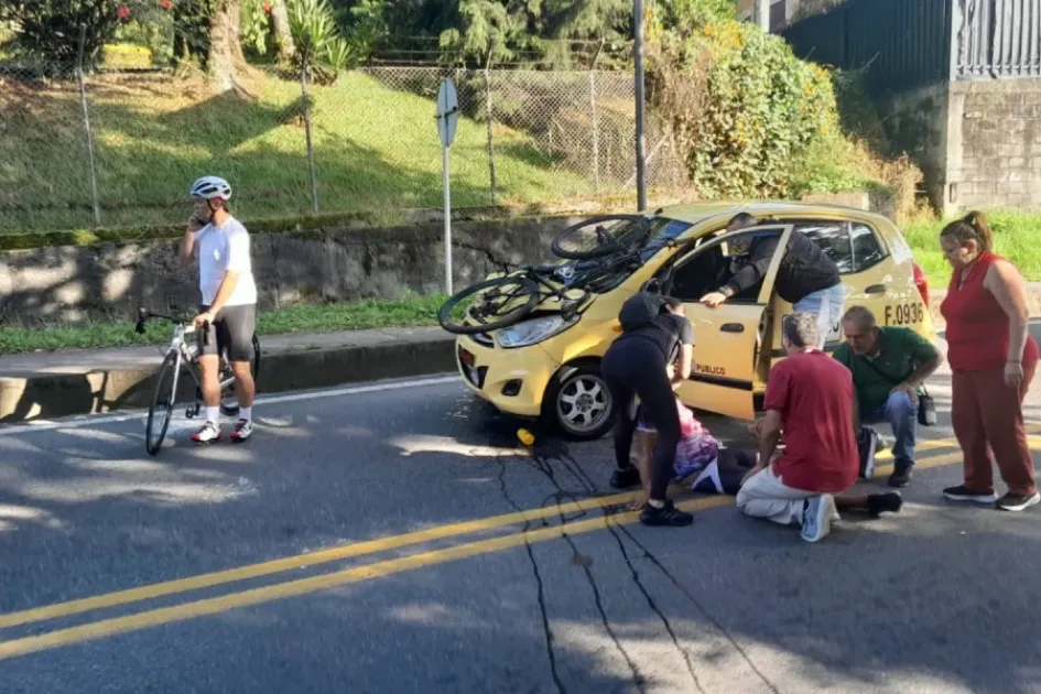 Secretario de Gobierno de Villamaría atropelló a ciclista en Manizales Secretario de Gobierno de Villamaría atropelló a ciclista en Manizales
