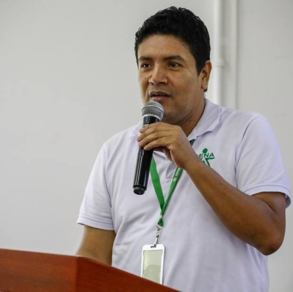 Óscar Andrés Maldonado, director ( e ) del Sena Caldas. Óscar Andrés Maldonado, director ( e ) del Sena Caldas.
