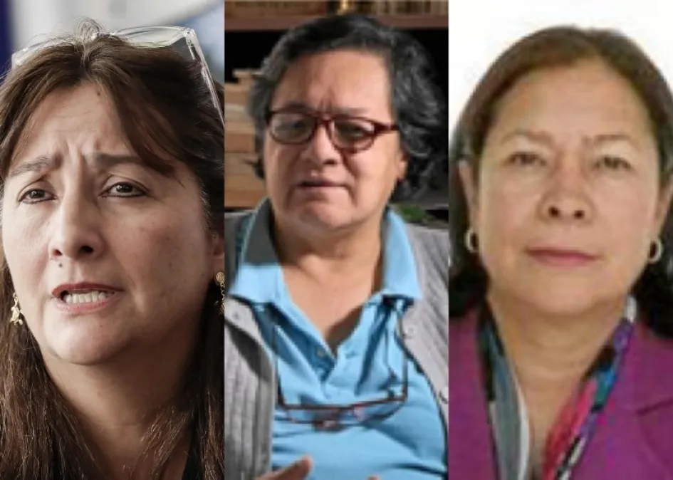 Ángela María Buitrago Ruiz, Amelia Pérez Parra y Amparo Cerón Ojeda. Ángela María Buitrago Ruiz, Amelia Pérez Parra y Amparo Cerón Ojeda.