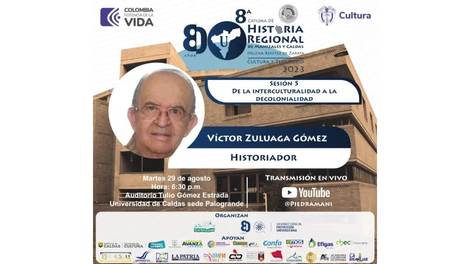 Información sobre la Cátedra de Historia Regional de Manizales y Caldas. Información sobre la Cátedra de Historia Regional de Manizales y Caldas.