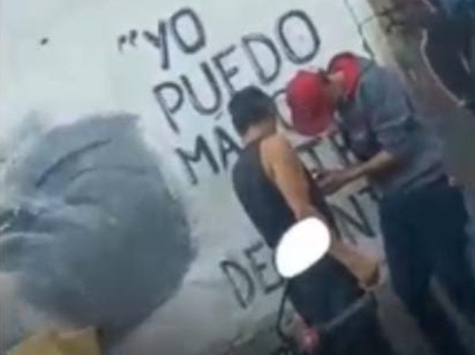 Todo quedó en cámaras. Todo quedó en cámaras.