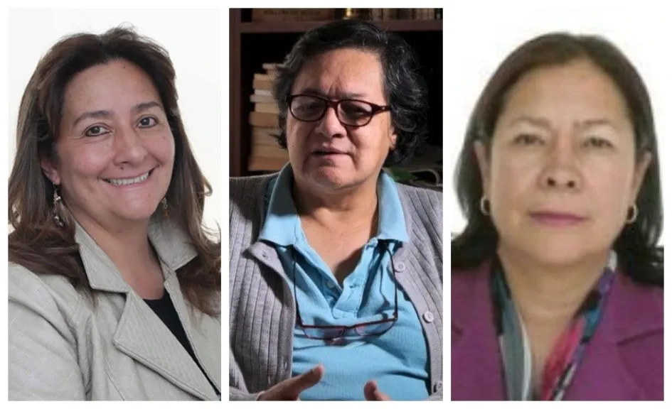 Las abogadas Ángela María Buitrago Ruiz (izquierda), Amelia Pérez Parra (centro) y Amparo Cerón Ojeda integran la terna para sustituir a Francisco Barbosa como fiscal General de la Nación. Las abogadas Ángela María Buitrago Ruiz (izquierda), Amelia Pérez Parra (centro) y Amparo Cerón Ojeda integran la terna para sustituir a Francisco Barbosa como fiscal General de la Nación.