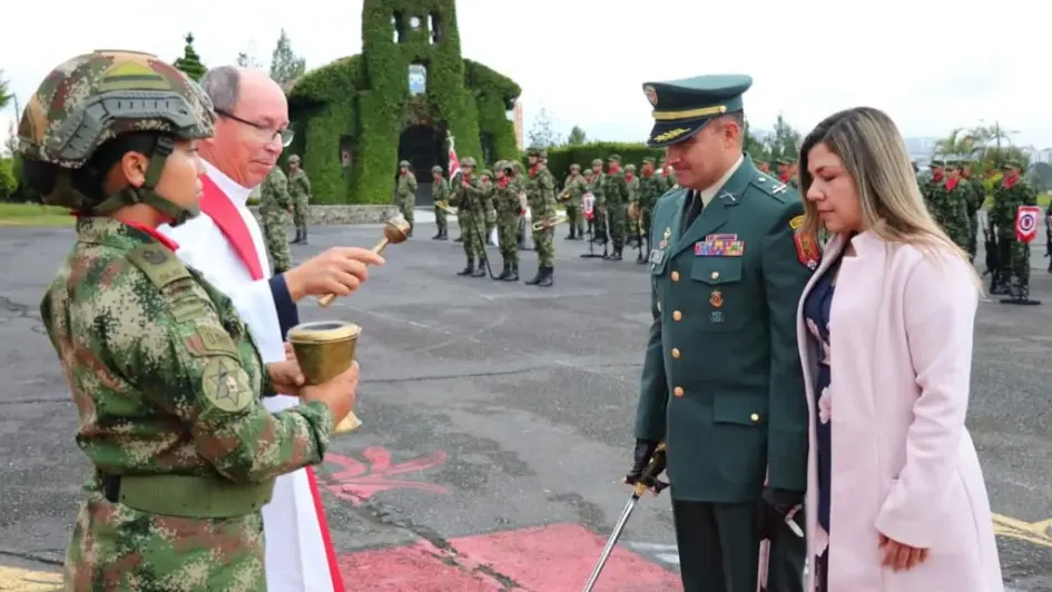 El teniente coronel Juan Gabriel Rojas, en la ceremonia de Transmisión de Mando como nuevo comandante del Batallón Ayacucho. El teniente coronel Juan Gabriel Rojas, en la ceremonia de Transmisión de Mando como nuevo comandante del Batallón Ayacucho