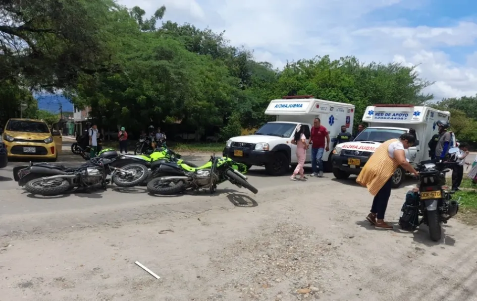 El accidente ocurrió en el cruce del barrio Los Andes, que conduce de La Dorada a Norcasia. El accidente ocurrió en el cruce del barrio Los Andes, que conduce de La Dorada a Norcasia.
