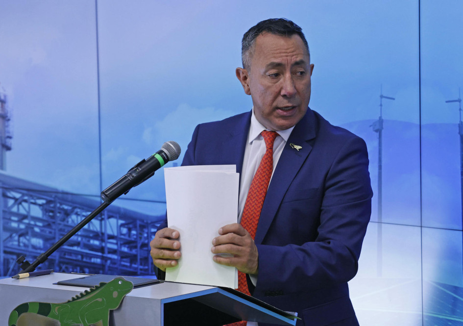 Ricardo Roa, presidente de Ecopetrol y exgerente de la campaña presidencial de Gustavo Petro, dio a conocer el hallazgo de la petrolera durante la presentación de resultados financieros y operativos del segundo trimestre del 2023. Ricardo Roa, presidente de Ecopetrol y exgerente de la campaña presidencial de Gustavo Petro, dio a conocer el hallazgo de la petrolera durante la presentación de resultados financieros y operativos del segundo trimestre del 2023.