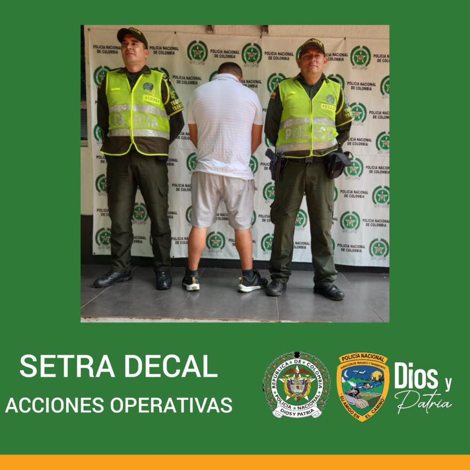 Un detenido. Un detenido.
