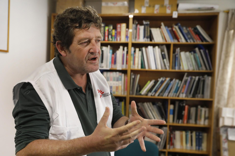 El jefe de misión de Médicos Sin Fronteras en Colombia, Luis Eguiluz, habló sobre la crisis migratoria que se vive en la frontera entre Colombia y Panamá. El jefe de misión de Médicos Sin Fronteras en Colombia, Luis Eguiluz, habló sobre la crisis migratoria que se vive en la frontera entre Colombia y Panamá.