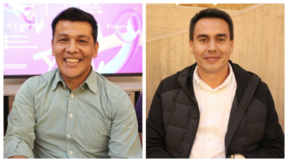 Diego Fernando Espinosa (izquierda), ahora excandidato a la Alcaldía, se unió a la campaña de Jorge Eduardo Rojas. Diego Fernando Espinosa (izquierda), ahora excandidato a la Alcaldía, se unió a la campaña de Jorge Eduardo Rojas.