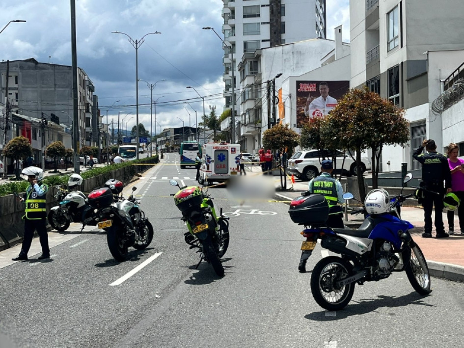 Este es el lugar en donde murió la pasajera, en la Avenida Santander, antes del Batallón Ayacucho. Este es el lugar en donde murió la pasajera, en la Avenida Santander, antes del Batallón Ayacucho.