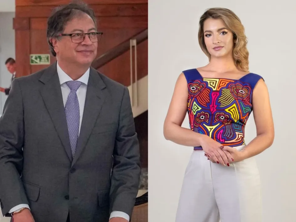 El presidente, Gustavo Petro, y su hija mayor, Andrea. El presidente, Gustavo Petro, y su hija mayor, Andrea.