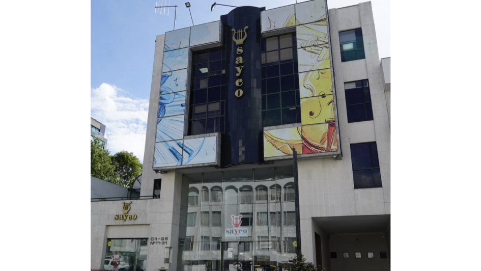 La oficina de Bogotá de Sociedad de Autores y Compositores de Colombia (SAYCO). La oficina de Bogotá de Sociedad de Autores y Compositores de Colombia (SAYCO).
