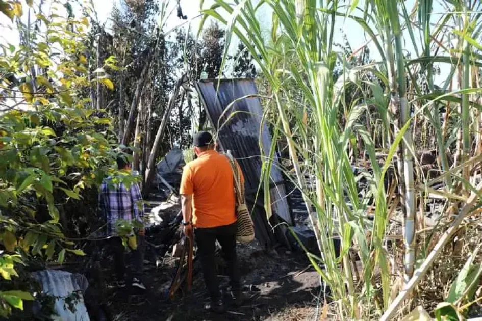 Esta es la zona en donde ocurrió el incendio. Esta es la zona en donde ocurrió el incendio.