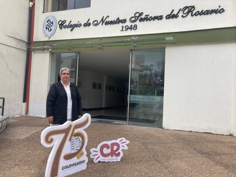 Sor Luz Patricia Pachón González, rectora del colegio Nuestra Señora del Rosario de Manizales. Sor Luz Patricia Pachón González, rectora del colegio Nuestra Señora del Rosario de Manizales.