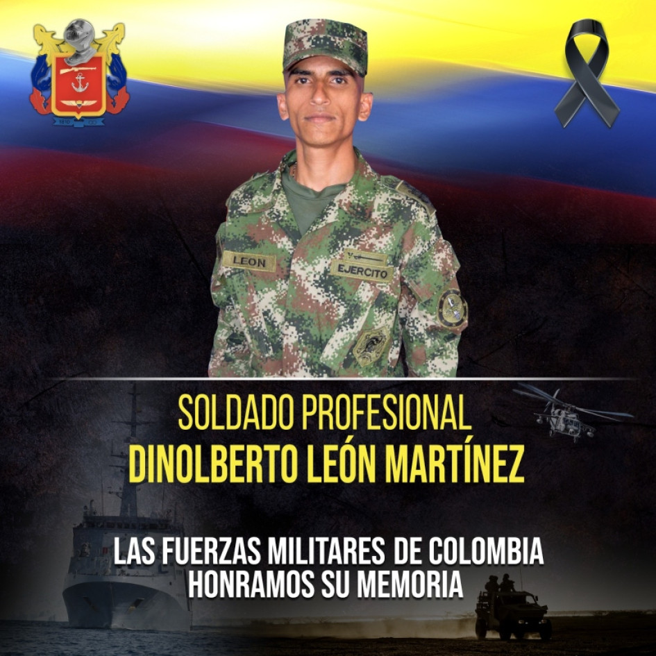 Soldado Dinolberto León Martínez Soldado Dinolberto León Martínez