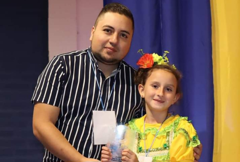 Ganadora en la categoría infantil Carol Samara Garcés Suaza.