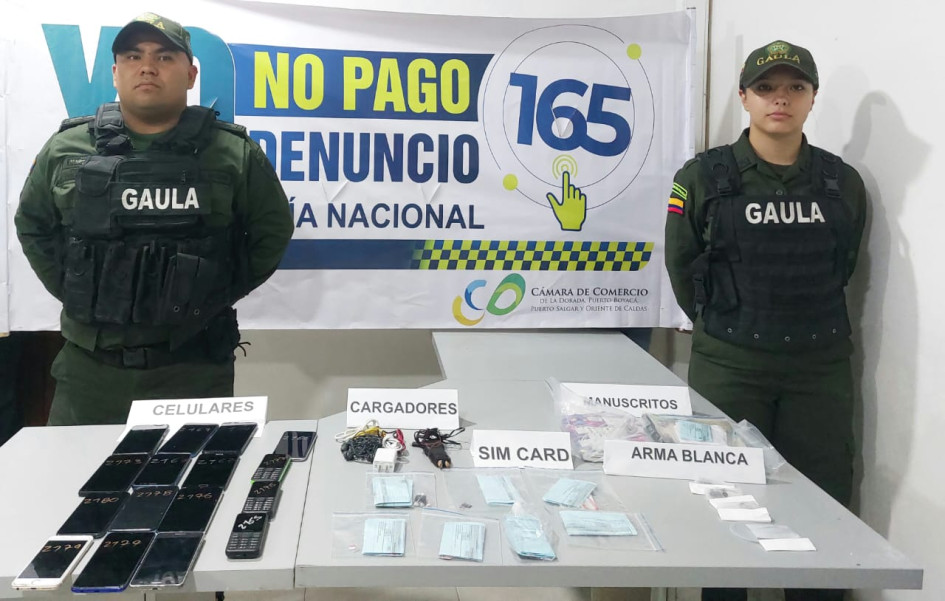 Lo encontrado en la cárcel Doña Juana de La Dorada. Lo encontrado en la cárcel Doña Juana de La Dorada.
